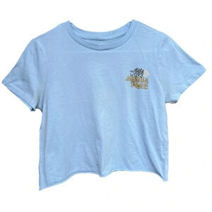 Upcycled Social Scene Joshua Tree National Park Cropped Graphic Tee Size S